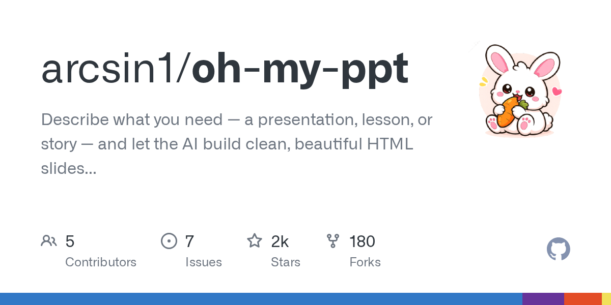 Oh My PPT GitHub 项目预览